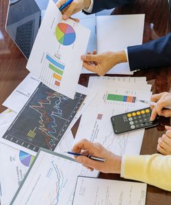 Professional consulting team in meeting